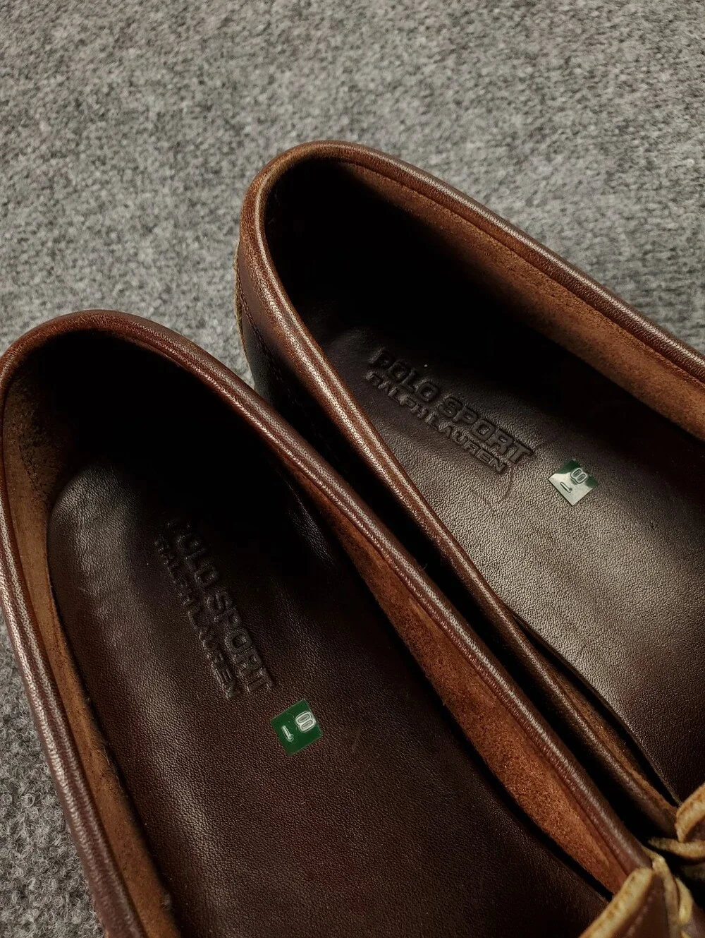 Polo by Ralph Lauren Men's Brown Leather Penny Loafers